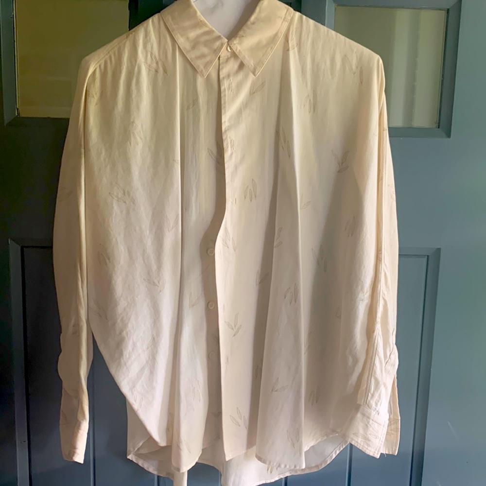 Billy Reid cream button down